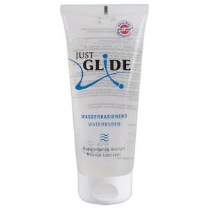 Just Glide vízbázisú síkosító 200ml, latex kompatibilis, illatmentes - Orion