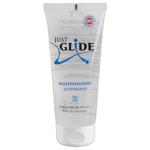 Just Glide vízbázisú síkosító 200ml, latex kompatibilis, illatmentes