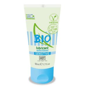 Hot BIO Sensitive Gleitmittel auf Wasserbasis für empfindliche Haut, 50ml - Gleitmittel für den Intimbereich