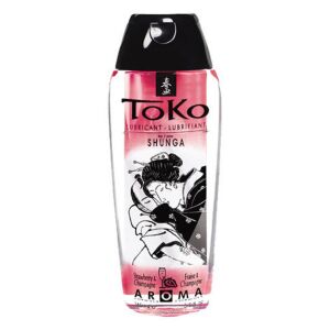 Shunga Toko Eper és Pezsgő Ízű Síkosító 165ml - SHUNGA Erotic Art