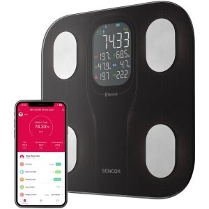 Sencor SBS 9002BK Bluetooth body fat scale with app integration - Personal Scale