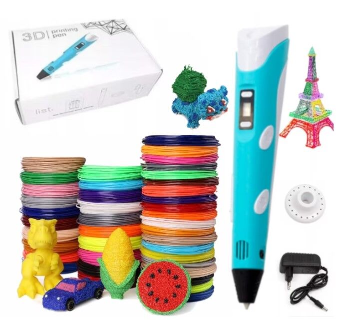 Set pix 3D Filament 100M multicolor în 20 de culori diferite