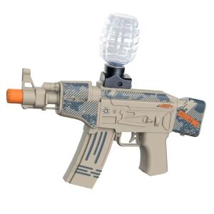 Elektromos hidrogén gél golyós pisztoly 5000 golyóval, védőszemüveggel és töltőkábellel, 28X31 cm, Krém