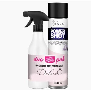 Luxusný dezodorant a osviežovač vzduchu v spreji s vôňou neroli a papáje (600 ml)+Parfumový olej s čerpadlom vzduchu (500 ml) Kala DUO Pack 118910540 - Osviežovače vzduchu