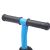 Close-up of the handlebars of Pepita 4-wheeled balance bike, blue, for toddlers
