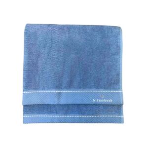 Prosop de baie Billerbeck din bumbac, albastru, 70 x 140 cm, 525 g/m², cu logo brodat - Prosop