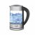 Adler AD 1247 Wasserkocher mit Temperaturregelung, 1,7L, Silber, Glas, kochendes Wasser, beleuchtet