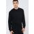 Armani Exchange Herrenpullover schwarz, Vorderansicht