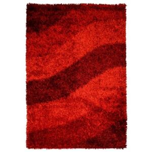 Bakero Shaggy Kerala S 13 roter Teppich, 170x240 cm - Innenarchitektur