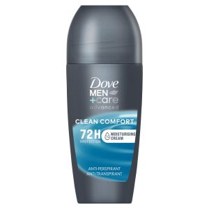 Dove Men+Care Clean Comfort Deodorans, 72 sata zaštite, Antiperspirant, Roll-on - Dove