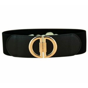 Elegáns női elasztikus ruhaöv DD csattal, 64-95 cm, szélesség: 6 cm, szintetikus anyag 118931568 - Női öv