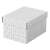 Esselte Home storage box, small size, white, geometric pattern, 3 pack