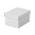 Esselte Home storage box, small size, white, geometric pattern, 3 pack
