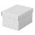 Esselte Home storage box, small size, white, geometric pattern, 3 pack