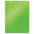 LEITZ Wow A4 spiral notebook, green, checkered, 80 sheets