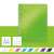 LEITZ Wow A4 Spiralblock, grün, kariert, 80 Blatt, Farbauswahl