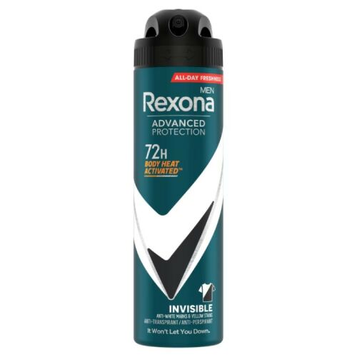 REXONA MEN ADVANCED PROTECTION DEO SPRAY INVISIBLE BLACK&amp;WHITE 150ML 118958096