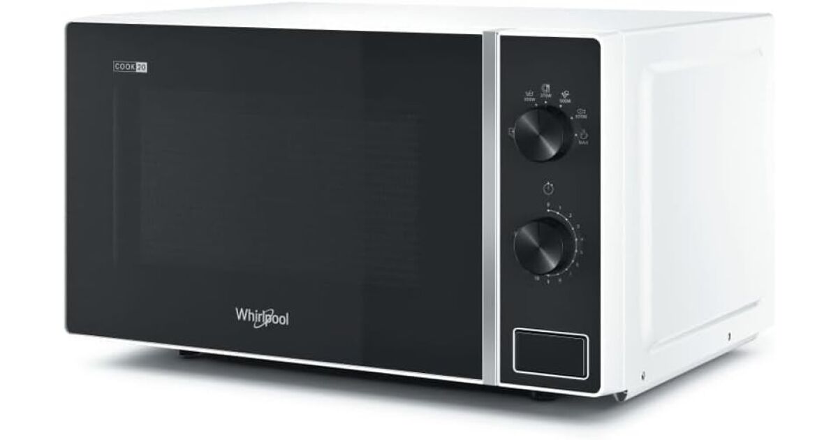 Whirlpool Cook 20 MWP 101 W Mikrohullámú Sütő, 20L, Fekete | Pepita.hu