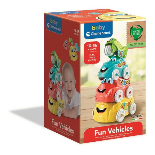 Jármű Fun baba építőjáték 4 db-os Clementoni 119004362