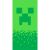 Minecraft fürdőlepedő, strand törölköző Digital Creeper 70*140cm 50279989