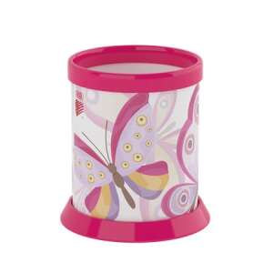 ICO Butterfly Design Pen Holder, pink, desk organizer - Office accessory
