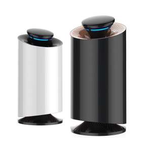 Aparat 3 în 1 de ionizare, sterilizare, respingere a țânțarilor / OT-NI-9 Purificator de aer, alb și negru - Dispozitiv de dezinfecție a aerului