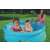 Kinder spielen im Bestway My First Fast Set™ aufblasbaren Pool mit Seestern-Spritzdüse, 152 x 38 cm