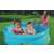 Kids playing in Bestway My First Fast Set™ inflatable pool with starfish water sprayer, 152 x 38 cm