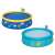 Надуваем басейн Bestway My First Fast Set™ с водни пръскалки с пчели и морски звезди, 2 дизайна, 152 x 38 cm