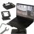 Ikonka adjustable laptop stand in use, ergonomic design, 360° rotation