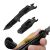 9-in-1-Multifunktionsmesser, schwarz, Funktionen: Feuerstarter, Flaschenöffner, Fensterbrecher, Cutter, Schraubendreher, Säge, Pfeife, Sechskantschlüssel und Taschenlampe