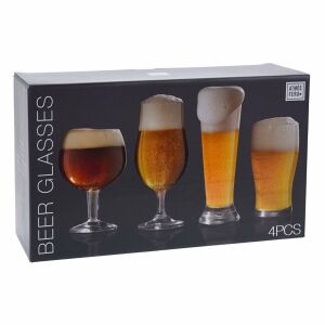 Set mit 4 Gläsern, verschiedene Modelle, Excellent Houseware 119015276 - Gläser
