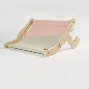 CozyCat Fiókra Szerelhető Macskaágy, rózsaszín és bézs vászon macskaágy - Macska fekhely