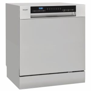 Миялна машина Exquisite Slim, преден изглед, неръждаема стомана, цифров дисплей - Съдомиялна машина