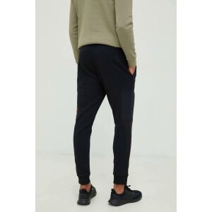 Czarne spodnie dresowe Adidas HL9375 M INTL, widok z tyłu - Dla mężczyzn