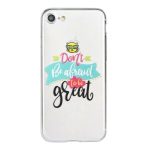 Samsung Galaxy S8 SM-G950, TPU szilikon tok, ultravékony, Do not be afraid minta, átlátszó, style 3 119033838 - Samsung Huse telefon