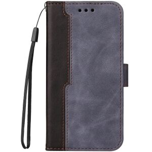 Xiaomi Redmi Note 9S / 9 Pro / 9 Pro Max, Oldalra nyíló tok, stand, kártyatartóval, kézpánttal, Wooze Colour Wallet, szürke 119033873 - Handyhüllen