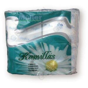 Müller Kamillás 4 tekercses WC papír, 3 rétegű, kamilla illattal - Müller