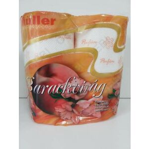 Toaletný papier Müller Broskyňový kvet, 8 rolí, 3 vrstvy - Výrobky z papiera pre domácnosť