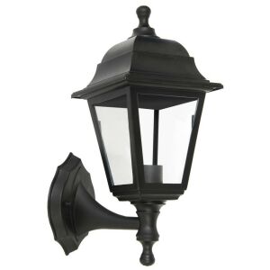 Avide Blake-U lampa ścienna zewnętrzna, czarna, 1xE27 gniazdo, IP44 - Zewnętrzna lampa ścienna