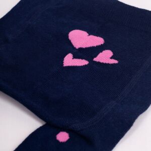 Yo!club mintás, pamut harisnyanadrág (56-62) - sötétkék!szívecskék 119069965 - Yoclub