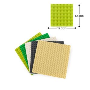 Placă de bază WANGE 16x16 - Verde Lime, Bej, Alb, Negru - Jocuri de constructie - Lego