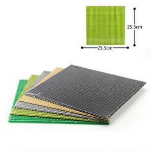 Placă de bază WANGE 32x32, compatibilă cu LEGO, gri închis, verde, bej - Jocuri de constructie - Lego