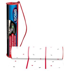 Bros légyfogó tekercs, 25cm x 10m, méregmentes ragacsos felület, vonzza a legyeket és a repülő rovarokat - Bros