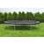 Malatec schwarze Trampolin-Federabdeckung 404-407cm auf Trampolin montiert
