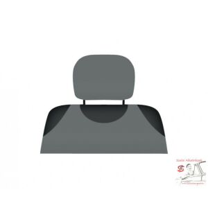 Shirt Pamut  Huzat A Fejtámlára Grafitszürke – 2 Db. 119121507 - Nonbrand Autó üléshuzat