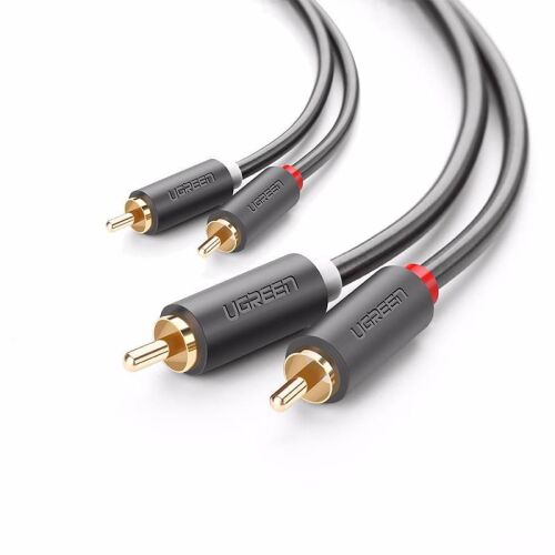 UGREEN AV104 2x RCA (Cinch) 2x RCA (Cinch) kábel, 2m (fekete) 119121610