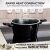 Berlinger Haus Black Vantage pot with lid, suitable for all cooktops including induction, non-stick