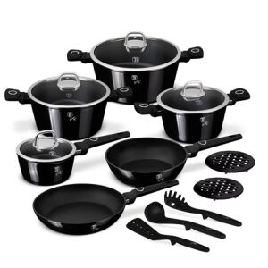 Berlinger Haus BH-8232 15-teiliges Black Vantage Kochgeschirr-Set - Berlinger Haus Geschirre