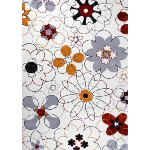 Bakero Esprit 0220-01 bézs szőnyeg virágmintával, 70x140 cm - Bakero